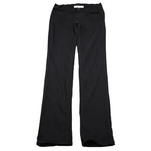 Mono B Pants Womens 28 Black Plain Mid Rise 5 Pocket Design Straight Leg Jeans